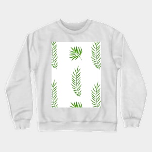 Green tropical pattern Crewneck Sweatshirt